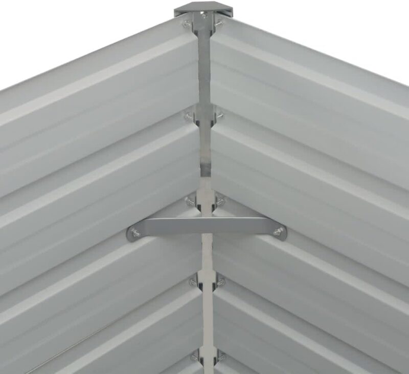 vidaXL Hochbeet, Anthrazit 160x80x77cm verzinkter Stahl – Bild 4