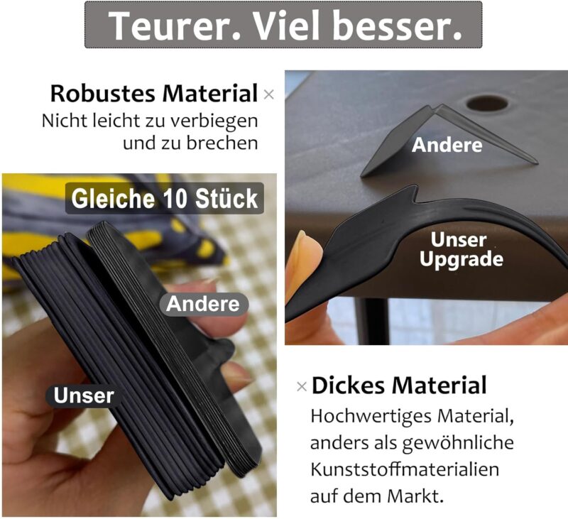 Orrdiffi Wetterfeste Pflanzschilder 6x10cm, Kunststoff 100 St. mit Stift – Bild 2