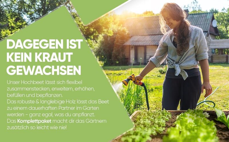 Truly Timber® Premium Hochbeet Zusatz Terraluxe, Wetterfest & Stilvoll | Flexibles System für maximales Wachstum – Bild 4