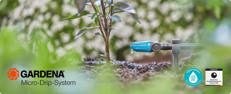 Gardena Micro-Drip-System Tropfbewässerung Hochbeet/Beet (35 Pflanzen): Starter-Set – Bild 4