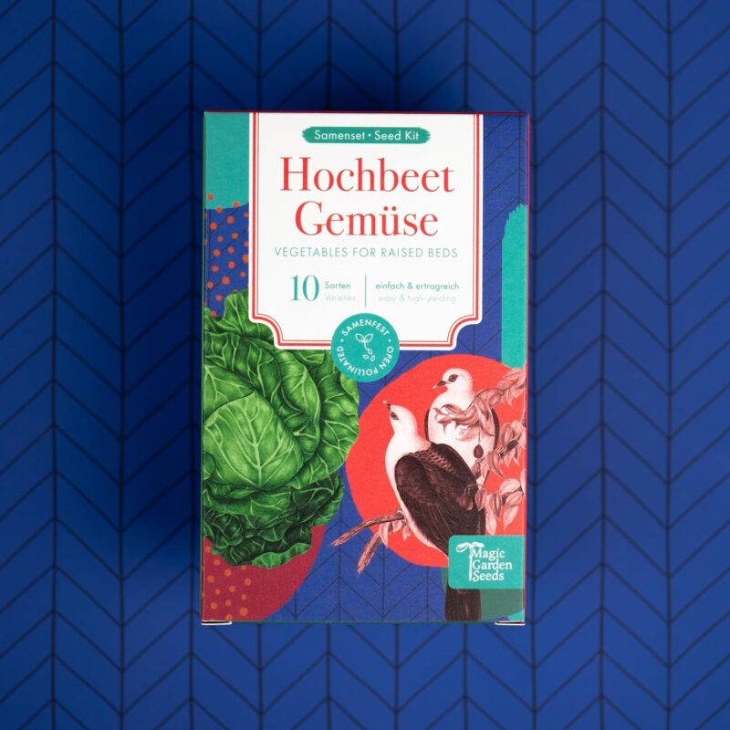 Hochbeet-Gemüse - 10 samenfeste Gemüsesorten - einfach & ertragreich - Einsteiger-Saatgutset als kleines Geschenk oder für den Eigenbedarf – Bild 2