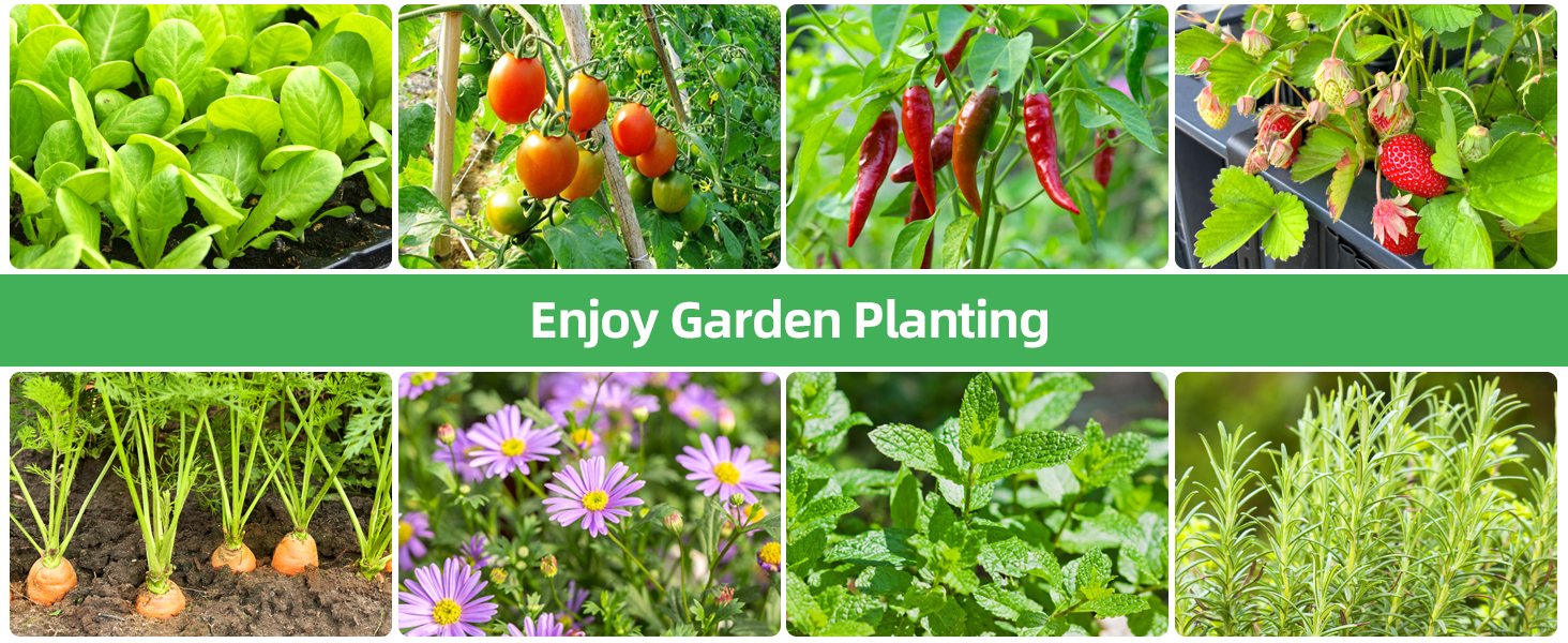 Ohuhu Hochbeet Metall180x90x60cm, wetterfest für Gemüse – Bild 2