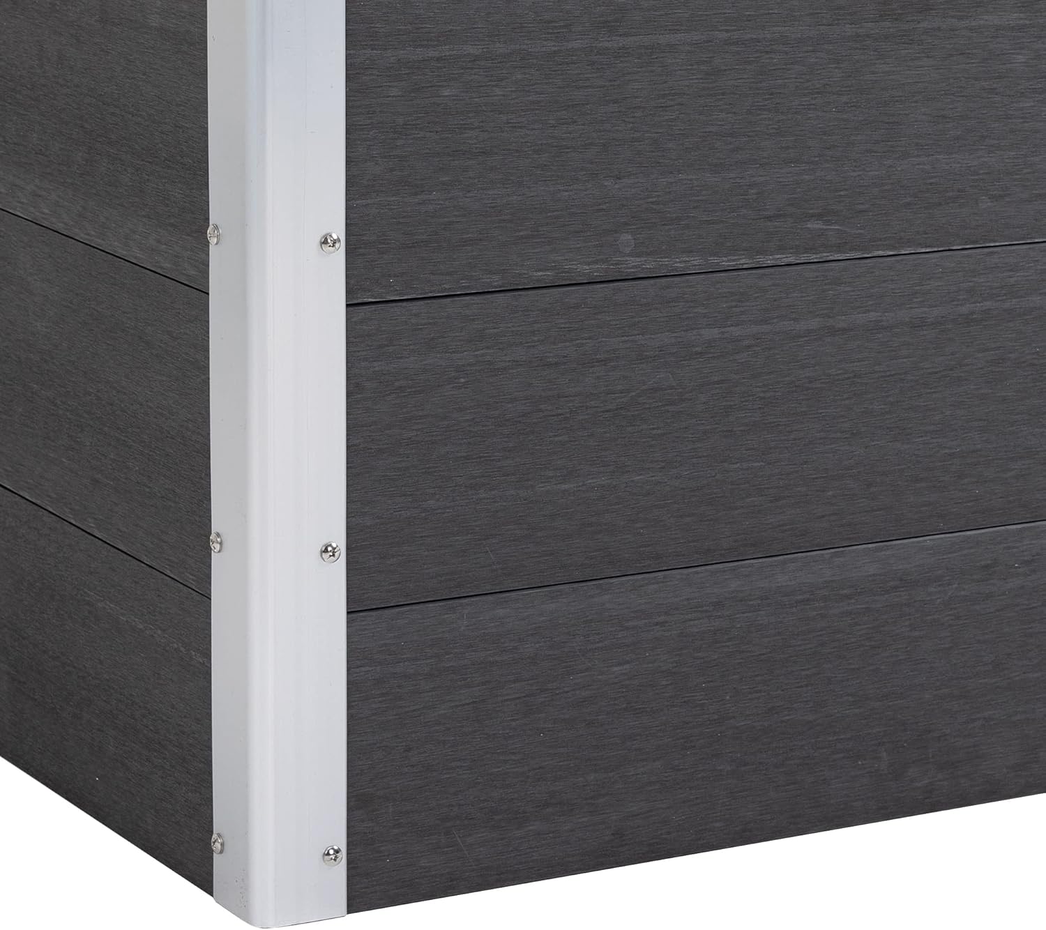 Outsunny Hochbeet Aluminium 100x50x55,5cm für Terrasse, Balkon – Bild 8