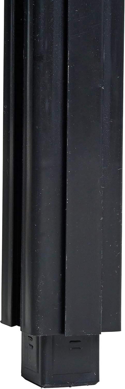 ESTEXO Blumenbeet Hochbeet Gemüsebeet 77x40x44 cm Pflanzbeet Polyrattan Pflanzkasten Schwarz – Bild 6