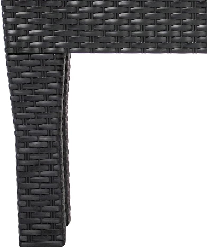 Deuba® Hochbeet 2in1 Funktion Balkonkasten 30L Bewässerungssystem mit abnehmbaren Füßen Polyrattan – Bild 2