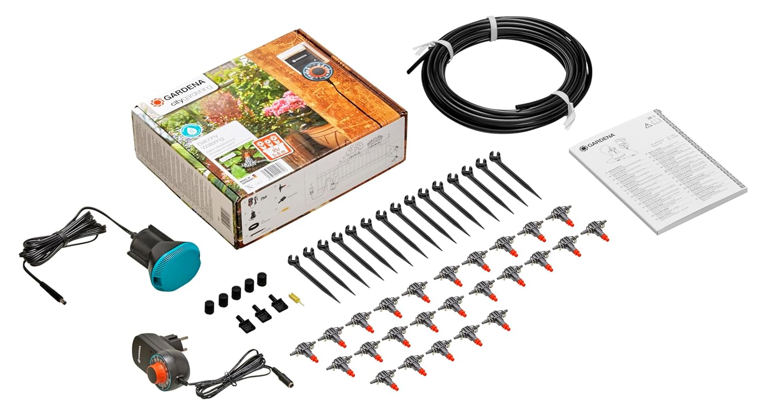 Gardena city gardening Balkon Bewässerung: Vollautomatisches Blumenkastenbewässerungs-Set, für bis zu 6 m Balkonkästen, 13 Programme (1407-20) – Bild 4