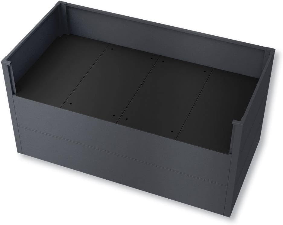 Metzler Intermediate Shelf for Raised Beds 150 x 75 x 77 cm - Sturdy Shelf Extension, Galvanised Steel, Powder Coated, Reduces Soil Volume – Bild 5