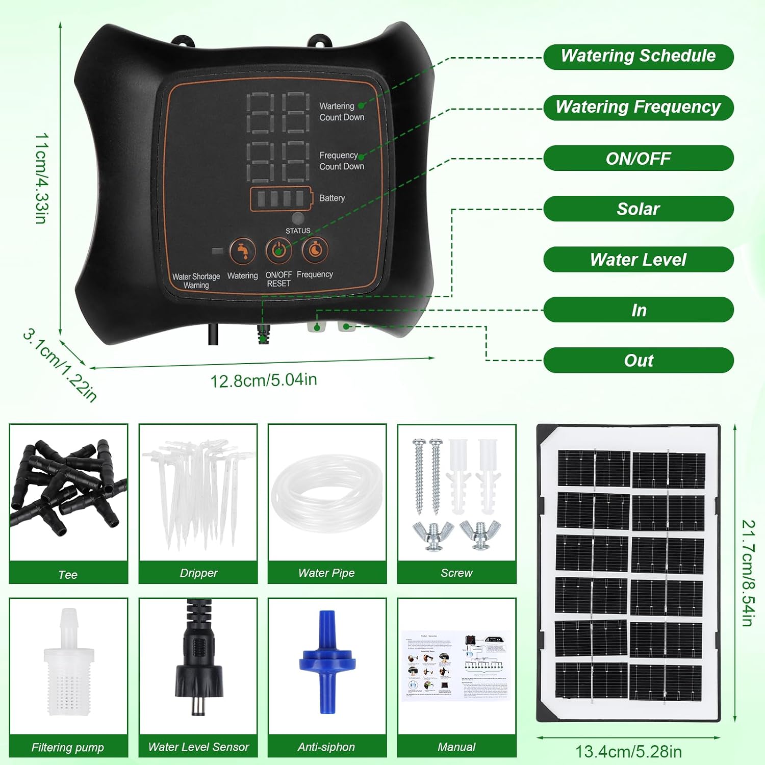 Solar Watering System Garden Automatic Watering – Bild 2