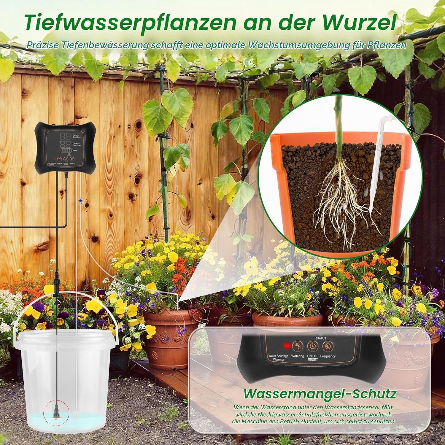 Solar Watering System Garden Automatic Watering – Bild 3