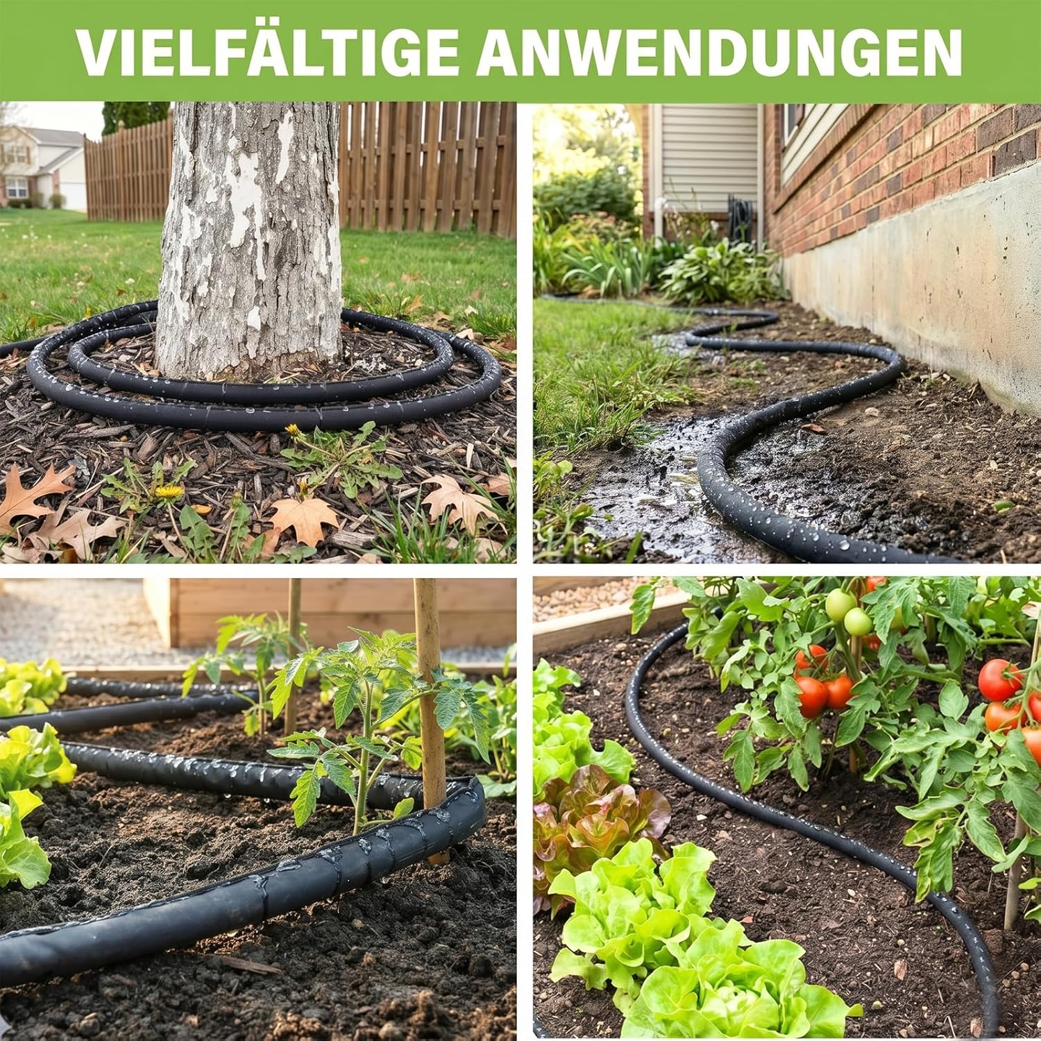 Perl Hose Irrigation 7.5 m Irrigation Hose with Holes – Bild 4
