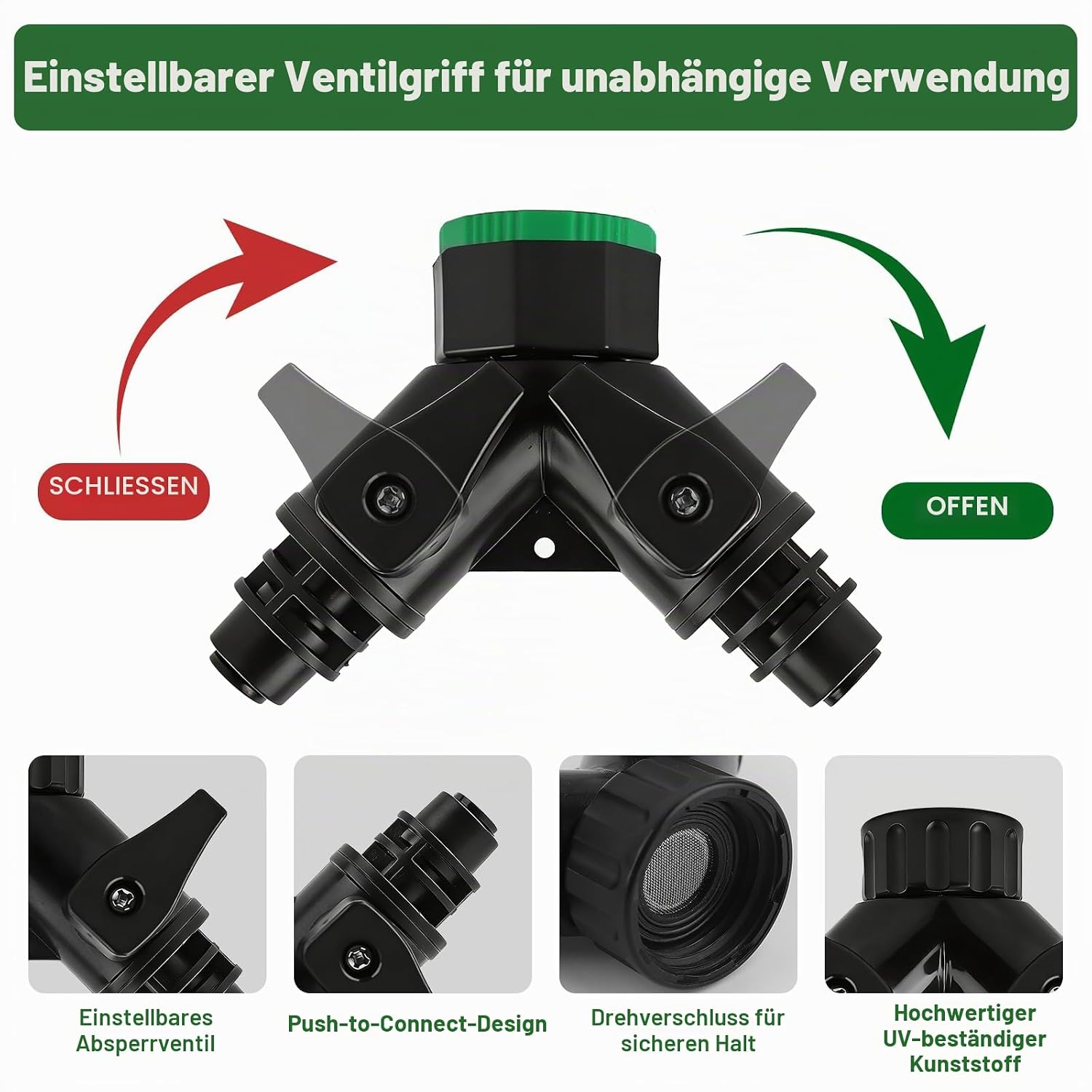 Kalolary 23m Drip Irrigation System, Drip Irrigation Irrigation Kit – Bild 6