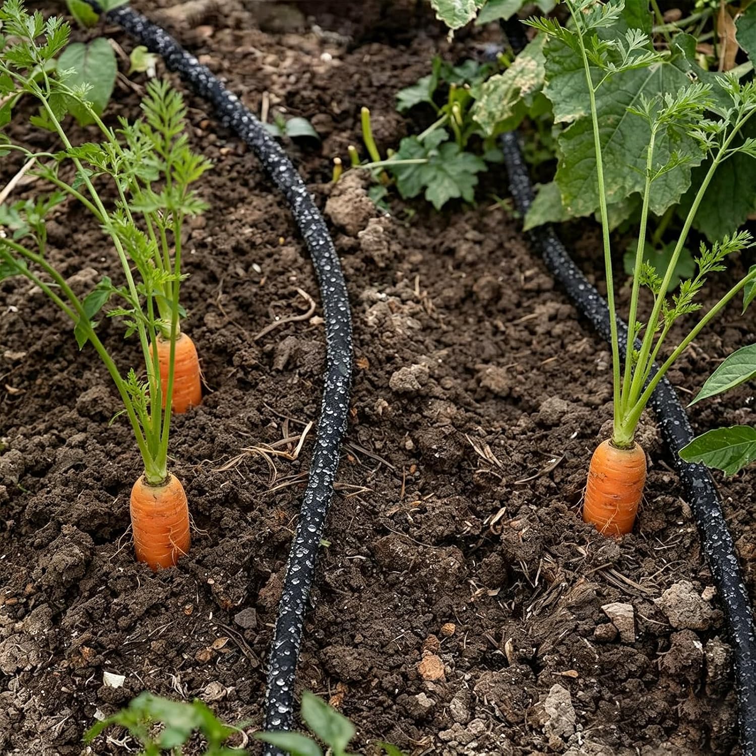 Pearl Hose 10 m Garden Drip Hose Set - 1/2 Inch Garden Watering Irrigation Hose 16 mm Garden Hose with Accessories Drip Hose Irrigation for Irrigation Raised Bed Trees Flowers – Bild 5